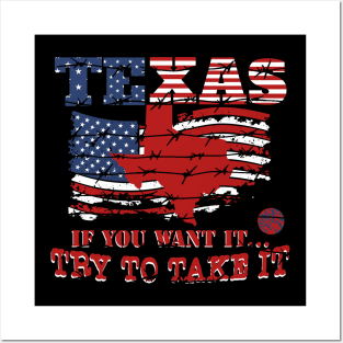 American Flag Texas Gift Idea Civil War Posters and Art